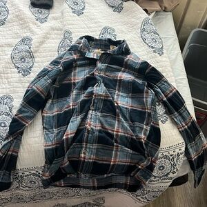 S Plaid Red Head Brand Co. Flannel Button Up Shirt